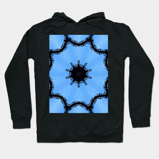 Ornamental metal arch kaleidoscope Hoodie by avrilharris